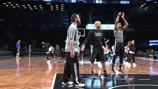 TOBIAS HARRIS - PREGAME WARMUP- 1.8.2016