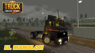 Camion Viejo en el Campo cargado de troncos • Truck simulator ultimate screenshot 1