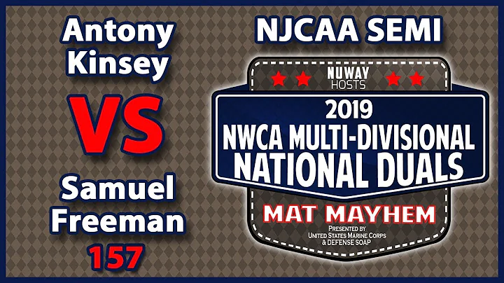 2019 NWCA Multi Divisional Duals | NJCAA SemiFinal...