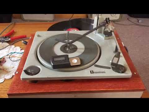 Restored BSR HMV Record Player Ceramic Cartridge 2.8 grams great sound