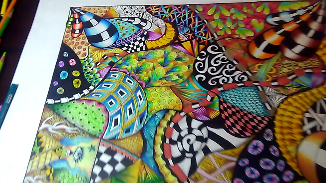 ZENTANGLE TEASER - YouTube