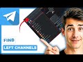 How To Find Channels You Left On Telegram Easiest Way 2026 Guide How To Find Channels You Left On Telegram Easiest Way 2026 Guide