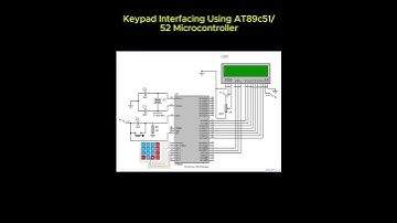 Keypad Interfacing Using AT89c51 Microcontroller | 8051. #shorts #viralvideo