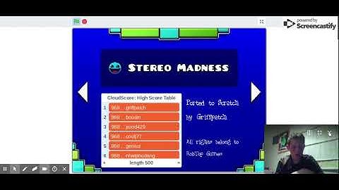 Geometry Dash v1.5 on Scratch