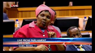 EFF not allowing president Zuma to answer questions in Parliament
