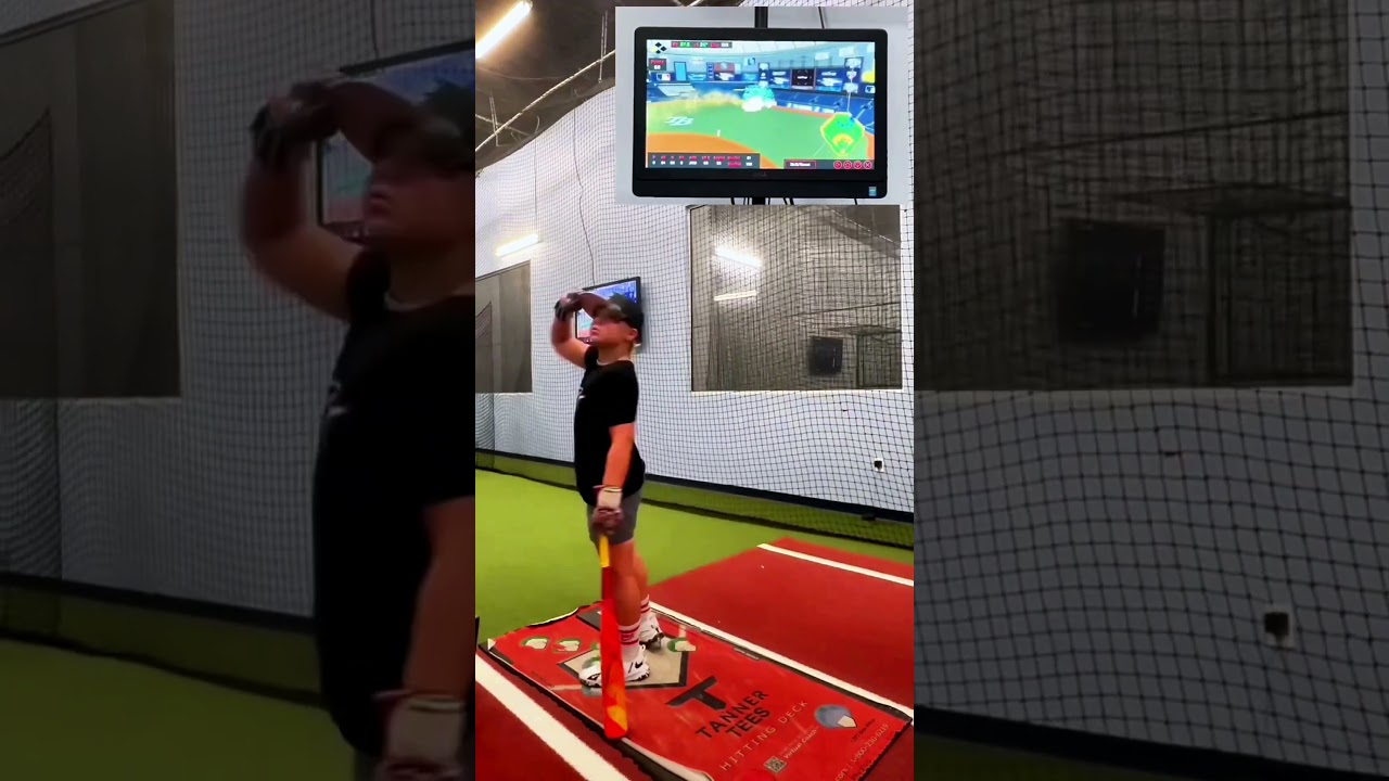 Trying the indoor baseball challenge #baseball #baseballchallenge #ytshorts