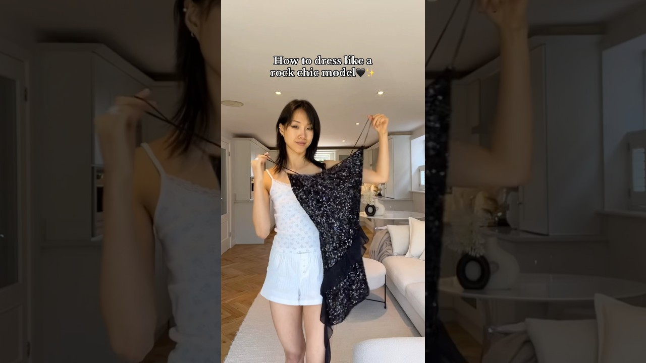 Как одеваться как рок-шикарная модель🖤 
