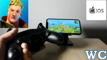 Fortnite Mobile using a PS4 Controller Back Button Attachment iOS Gameplay