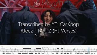 HongJoong is INSANE - Ateez MATZ Flow Scheme