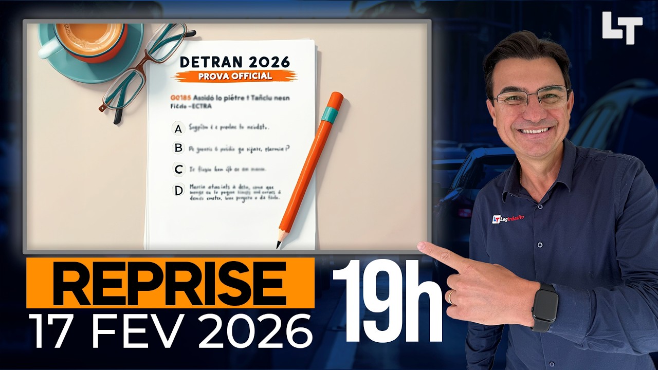 Analisando uma Prova OFICIAL do Detran #RonaldoCardoso #legtransito