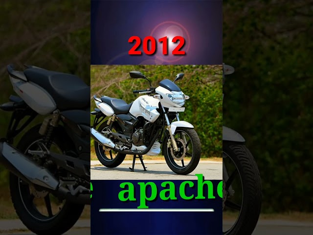 Evolution of tvs apache (2006~2022) #shorts class=