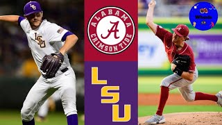 Alabama vs LSU Highlights (Ras vs Marceaux, Great Game!) | 2021 College Baseball Highlights