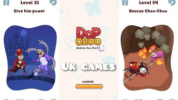 Dop Choo- Delete One Part | Level 31-60 | Part-2 | iOS Android | Gameplay | (Uk Games)