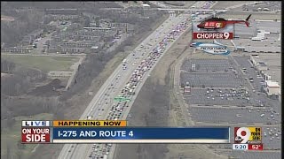 4-mile backup on I-275 EB
