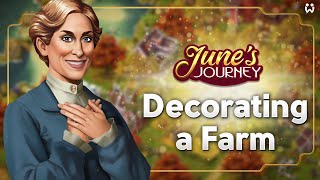 How to Design an Autumn Farm  June's Journey Decoration with Ichus Rose