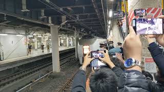 【ラストラン】651系OM-201編成 特急スワローあかぎ91号高崎行き 上野駅発車シーン(ありがとうコールあり)