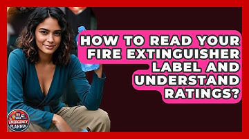 How To Read Your Fire Extinguisher Label And Understand Ratings? - Your Emergency Planner