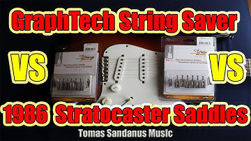 Graphtech Saddles String Saver PG-8000-F0 VS Fender American Vintage 62 Stratocaster 1986 - Review