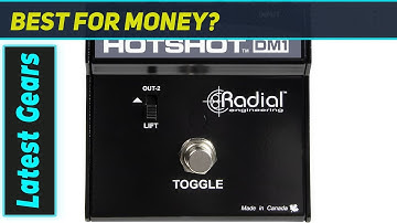 Radial HotShot DM1: The Ultimate Mic Mute Pedal for Singers