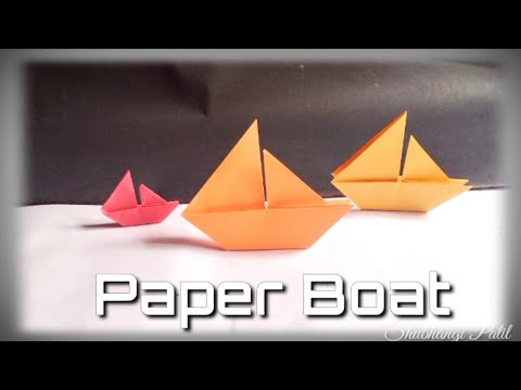 Paper Boat | Origami Boat | Fun Crafts | ओरिगामी बोट | Easy origami