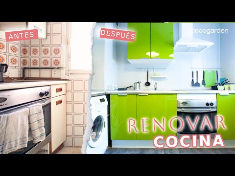Quitar 30 años a una cocina: Cocina renovada sin obra // Antes y Después
