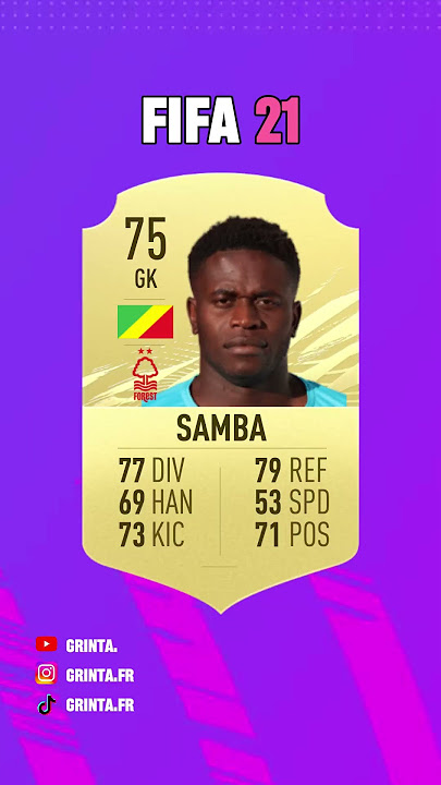 L'évolution FIFA de Brice Samba !