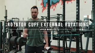 How to work on shoulder mobility with external rotations