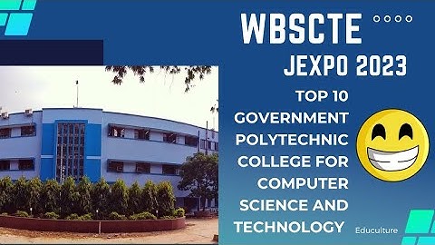 Jexpo 2023 Top 10 Government Polytechnic College for Computer Science and Technology ❤️|#jexpo2023