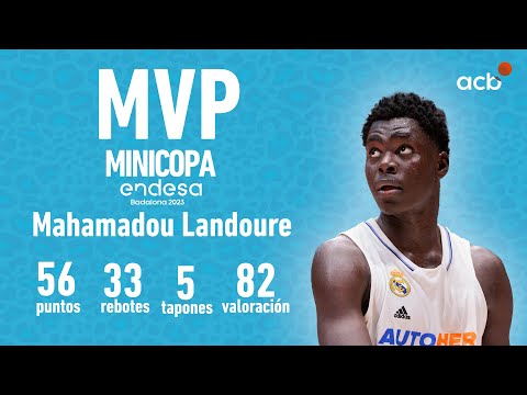 Dominante MAHAMADOU LANDOURE en la victoria del Real Madrid | Minicopa Endesa Badalona 2023