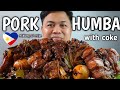 Pork humba with coke  indoor cooking  mukbang philippines  cookbang