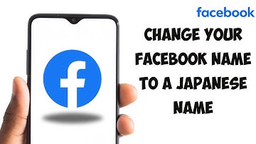 How To Change Your Facebook Name To Japanese Name (EASY)