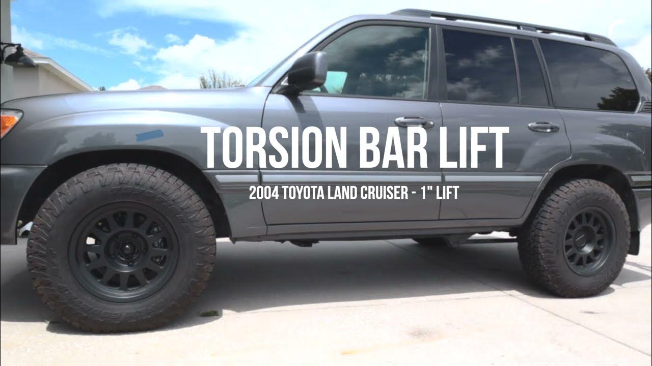 Torsion bar lift on Land Cruiser 100 YouTube