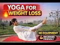 🔥 Yoga for Weight Loss | Full Body Fat Burn Flow 💪 No Equipment