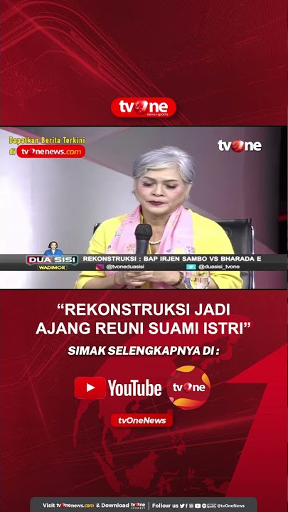 Download lagu Irma: Rekonstruksi Dijadikan Reuni Suami Istri #Shorts #tvOne #IrmaHutabarat #Sambo