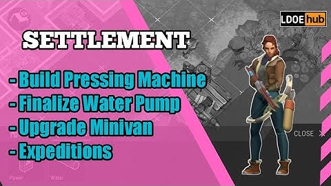 Finalize Water Pump || Settlement || Last day on earth survival