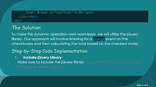 How to Dynamically Add or Subtract Checkbox Values Using jQuery