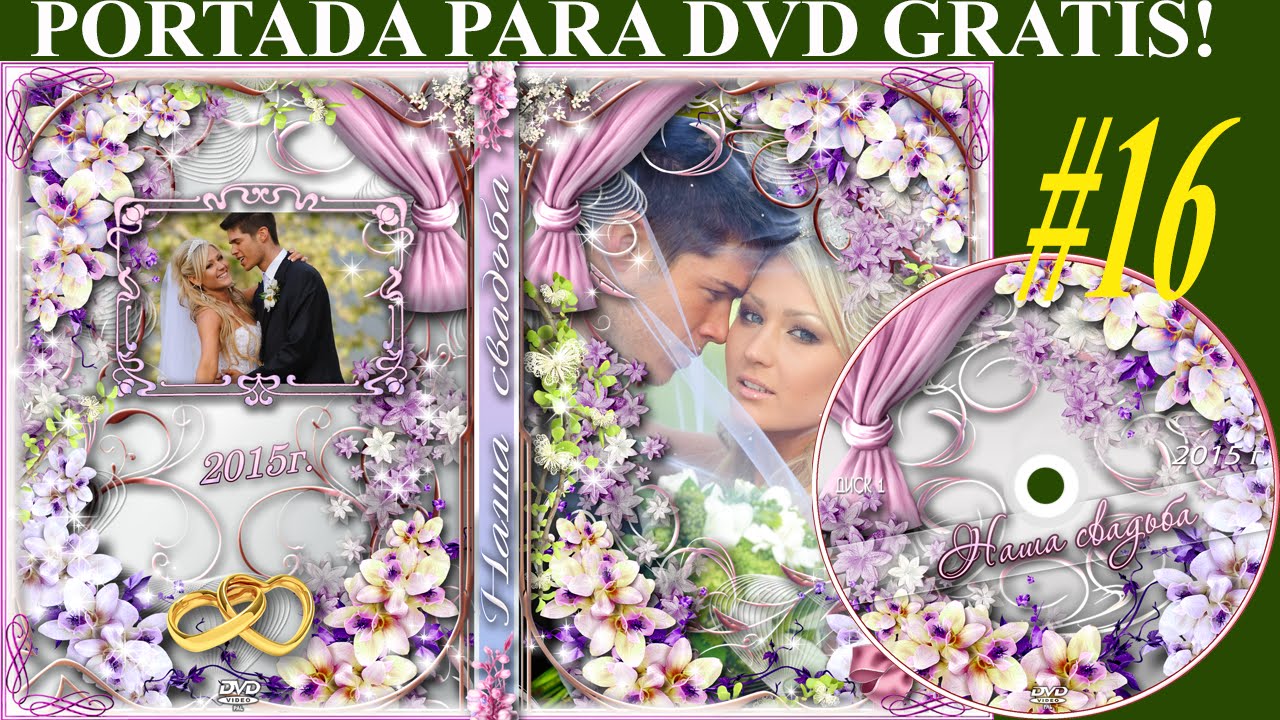 Plantillas psd para crear portada DVD - MATRIMONIO - listo para colocar  fotos en los marcos - thptnganamst.edu.vn