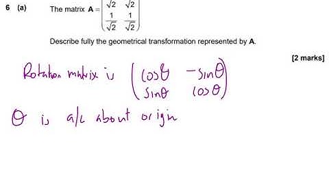 Year 12 Further Maths Matrices 1 Test