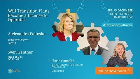 Transition Talks - Will Transition Plans Become a License to Operate