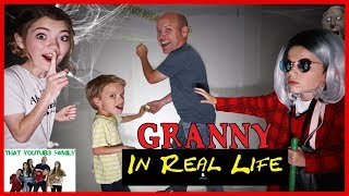 Granny Game In Real Life Basement Escape / That YouTub3 Family