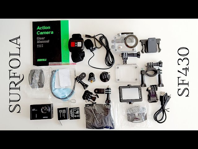 Surfola SF430 action camera - YouTube