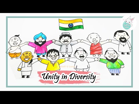 Chart On Unity In Diversity In India