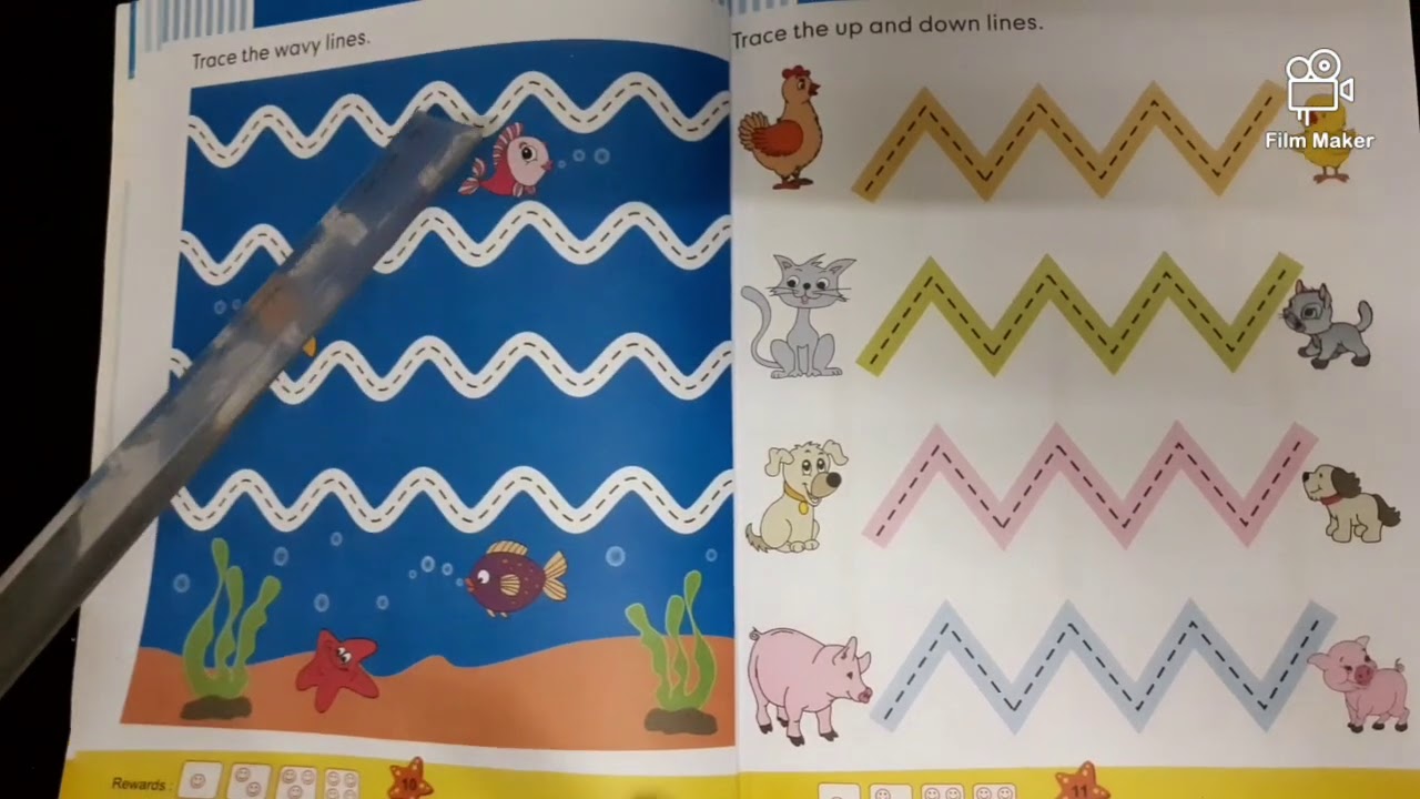 Pattern Writing lesson for Nursery kids