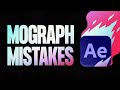 The 10 Biggest Motion Graphics Mistakes That ALL Beginners Make