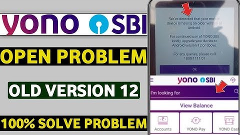 yono sbi app open we
