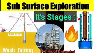 Sub Surface Exploration |Stages Of Exploration|Detailed|Preliminary