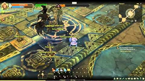 Tree of Savior - Hoplite using Guard to block attacks.