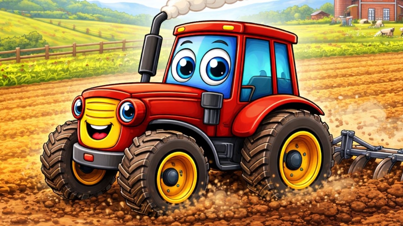 Traktor jede 🚜 | Dětská písnička
