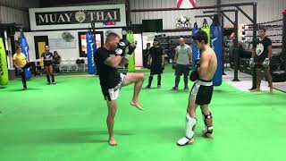 Muay Thai Skills Class - Using the Fake Teep to Setup Attacks