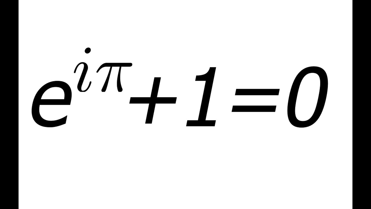 أجمل معادلة فى الرياضيات